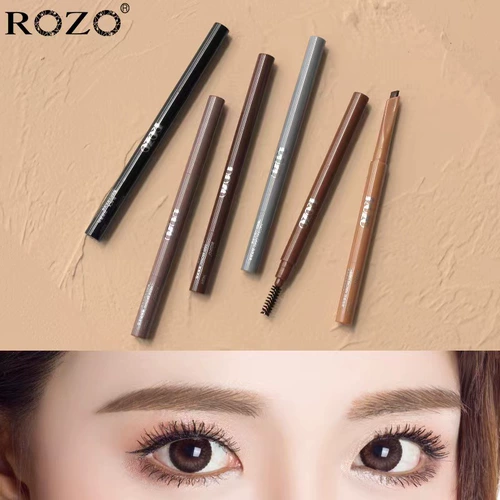 ROZO Водостойкий карандаш для бровей, шесть цветов, долговременный эффект, не стирается, подходит для начинающих, официальный продукт