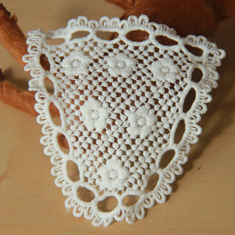 39 Handmade DIY Clothing Accessories Day Single Lace Embroidered White Cotton Thread Small Flower Pocket Cloth Patch Patch Patch