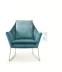 Ghế phòng chờ Sabah New York Ghế sofa đơn Vải giả da Kim loại Sáng tạo Bắc Âu Thiết kế nội thất cổ điển - Đồ nội thất thiết kế
