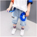 Bé trai quần short mùa hè mỏng denim quần short năm điểm 2020 mới cỡ trung boy loose-fitting Hàn Quốc phiên bản của quần short Harlan. 