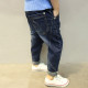 2020 mùa xuân và mùa thu New trai Breaking Lỗ Jeans mỏng Medium trai quần Độc Casual Pants triều Trẻ em quần.