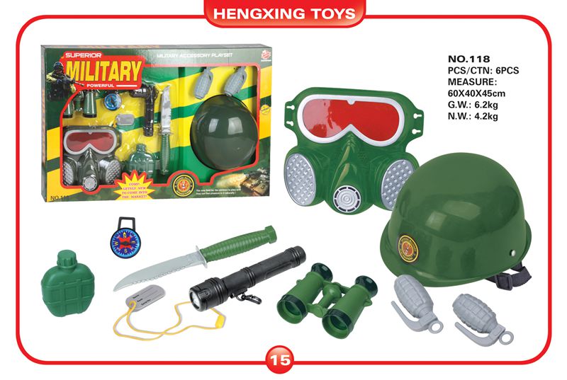Children dressed as Home Wine Toys Emulation Military Suit Toys Kindergarten Boys Girls Performance Items Performance Items