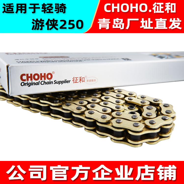 Suitable for light ride-man 250 locomotive original loading high-end thickened reinforced signs and muted oil seal gold chain chain