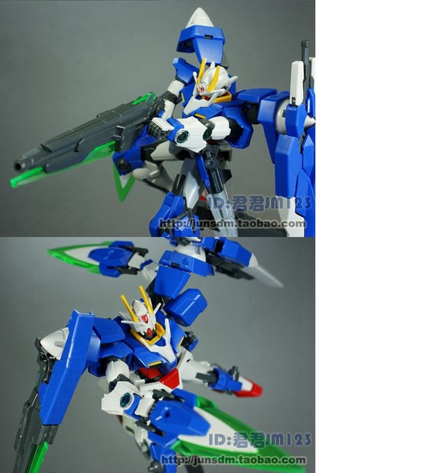 Bandai HG00 Seven Sword Gundam Model Có thể được sử dụng để hoàn thành Sản phẩm Trang trí Quà tặng Gửi khung - Gundam / Mech Model / Robot / Transformers mô hình gundam rẻ	