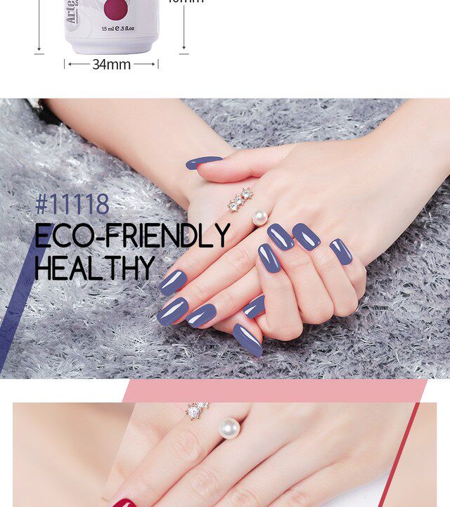 Садоводство комплект arte clavo 15ml 244color v gel nail polish base led gel nail OTHER