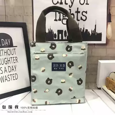 New thermal insulation lunch bag thick waterproof lunch bag rice box bag student office worker with rice bag