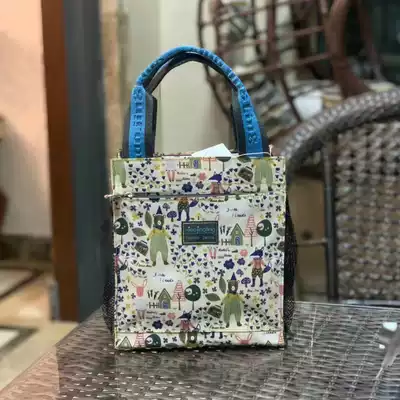 New thick waterproof lunch bag lunch bag Hand bag women's bag with rice bag thick nylon bag bag