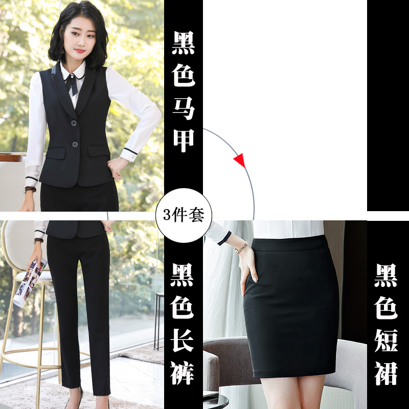 Mùa xuân và mùa thu tay phù hợp với áo giáp áo khoác 2 hạt lapling ngựa Clip nữ vest phù hợp với quần áo bên ngoài mặc phụ nữ chuyên nghiệp của