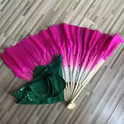 Eight-inch silk dance fan Anhui flower drum lamp Yunnan Flower lamp Jiaozhou Yangge Dance Association examination dance fan handkerchief