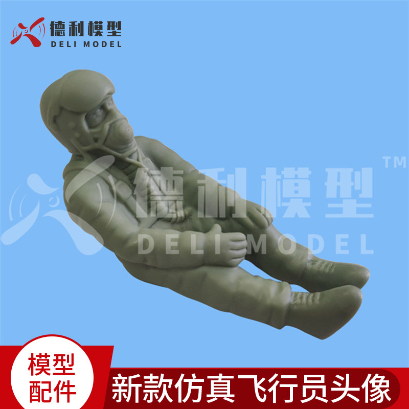 新款仿真飞行员头像 公仔头  喷气机飞行员头像 外单尾货