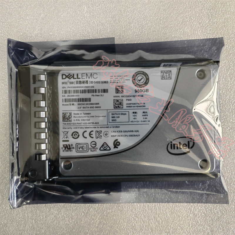 Dell S4610 960g 0X31G3 Ssdsc2Kg960G8R Mu Hybrid Type with One-Year Warranty in Stock Dell S4610 960g 0X31G3 Ssdsc2Kg960G8R Mu Hybrid Type with One-Year Warranty in Stock