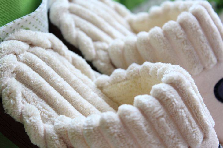 Pantoufles enfants en suède pour hiver - semelle plastique - Ref 1033181 Image 34