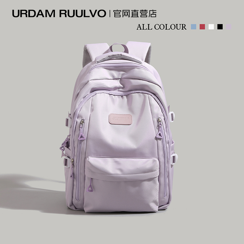 U&R Backpack for Women 2026 New Model Junior High School Student School Bag Computer Bag Casual Short-Distance Lightweight Travel Backpack for Men