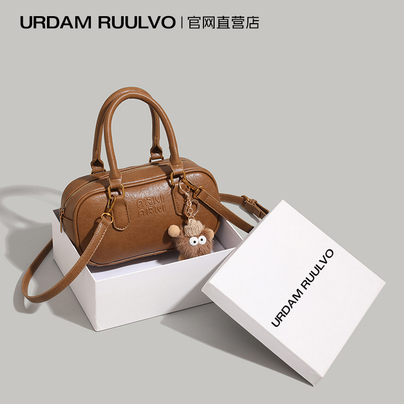 U&R Bowling Bag Birthday Gift for Girls 2026 New Small Square Bag Zhao Zhaoyi Same Style Handbag Shoulder Crossbody Bag U&R Bowling Bag Birthday Gift for Girls 2026 New Small Square Bag Zhao Zhaoyi Same Style Handbag Shoulder Crossbody Bag