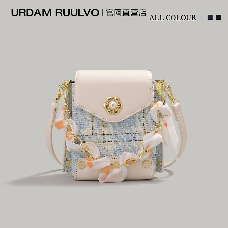 Ur High-End Mini Bag for Women 2026 New Summer Versatile Mobile Phone Bag Casual Single Shoulder Crossbody Small Square Bag
