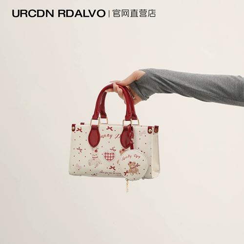 Мультяшная портативная сумка через плечо, модная сумка на одно плечо, с медвежатами