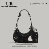 Сумка через плечо, модная сумка подмышку, сумка на одно плечо, изысканный стиль, крокодиловый принт, коллекция 2023