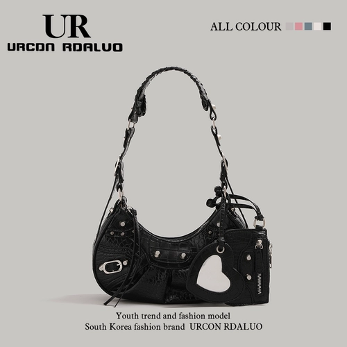 Сумка через плечо, модная сумка подмышку, сумка на одно плечо, изысканный стиль, крокодиловый принт, коллекция 2023