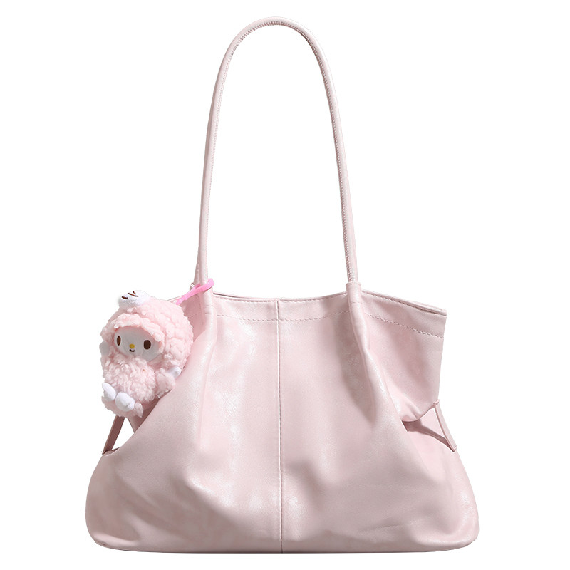 UR Minimalist Soft Leather Tote Bag for Women 2026 New Spring Large Capacity Work Casual Commuter Handbag Shoulder Bag - Thumbnail 6