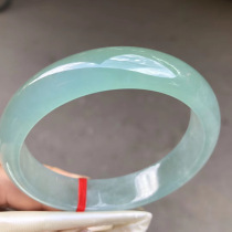 Myanmar Ice Breeds Green Emerald Round Bracelet Women Jade Light Green Bracelets Jade Bracelet Full Green Bracelet Clear Barn Handling Emerald