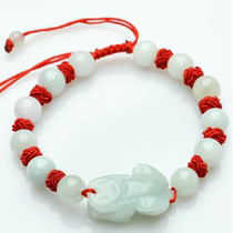 Jade Brave Bracelet Natural A Jade Braid Braided Bracelet This years life transfer for mens and womens bracelets