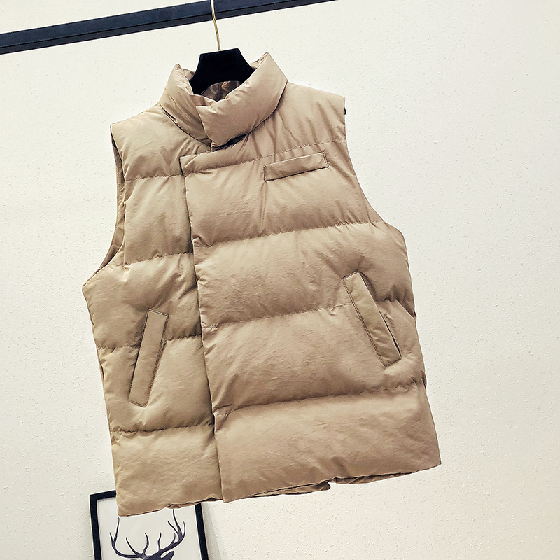 Mùa thu 2018 phiên bản Hàn Quốc mới của áo vest rộng size nữ thời trang cotton hoang dã vest bánh mì áo vest thủy triều váy đầm đẹp
