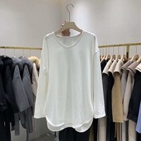 Южнокорейский демисезонный товар, модный утепленный хлопковый лонгслив