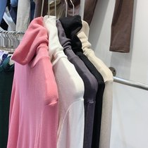 South Korea East gate Han version of autumn Winter new high collar elastic thread Skinder and lean undershirt cotton long sleeve t-shirt woman