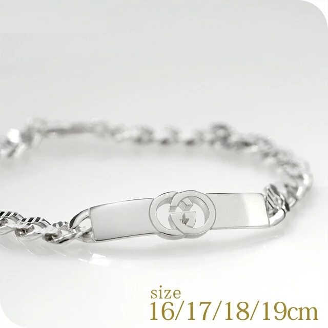 Gucci New Model Men's and Women's Couple Gift 925 Silver Classic Style 853978 Fashion Bracelet Bangle Gucci New Model Men's and Women's Couple Gift 925 Silver Classic Style 853978 Fashion Bracelet Bangle