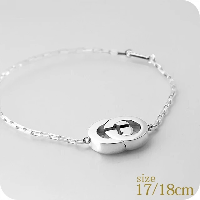 Gucci Gucci 925 Silver 2026 New Genuine Men's and Women's Couple Gift Fashion Bracelet Bracelet 853966 Gucci Gucci 925 Silver 2026 New Genuine Men's and Women's Couple Gift Fashion Bracelet Bracelet 853966