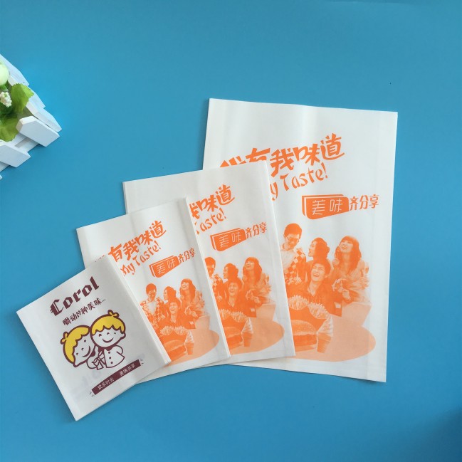 Oilproof paper bag chicken willow fries spicy wing chicken wing triangle hot dog egg bag chicken chop paper bag whole chicken bag fried chicken bag