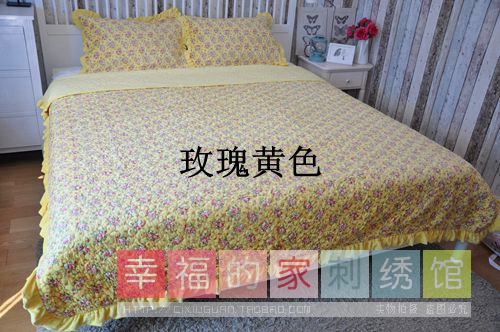 Hàn Quốc nhập khẩu nhung nhung chăn bông ngắn ngủ sang trọng đệm nhung đệm giường bọc nệm ba mảnh