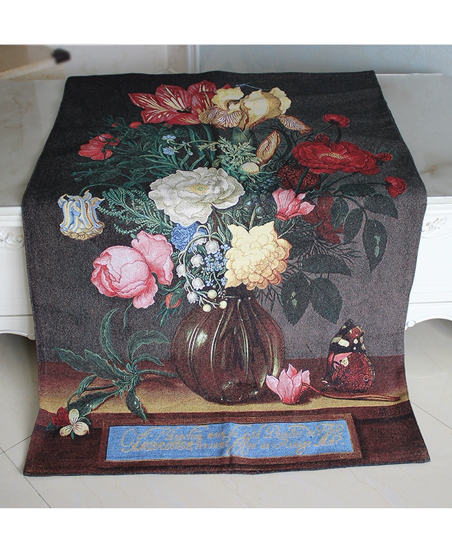 Tấm thảm Bỉ Vải Châu Âu Tranh Mẫu Nhà Tranh Tranh Nhà Đẹp Wedding Murals Hoa Still Life Tapestry thảm trang trí phòng ngủ