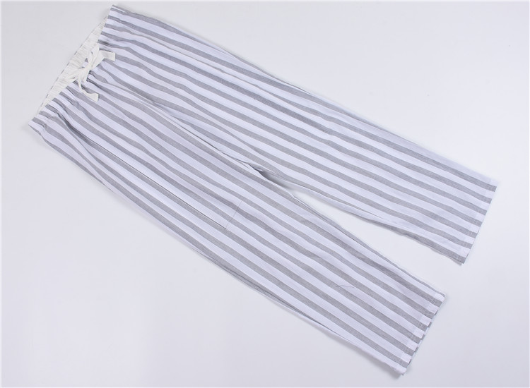 Cắt nhãn hiệu! Của phụ nữ mùa xuân và mùa hè dệt bông nhà quần quần cotton mỏng lỏng kích thước lớn quần ngủ điều hòa không khí quần