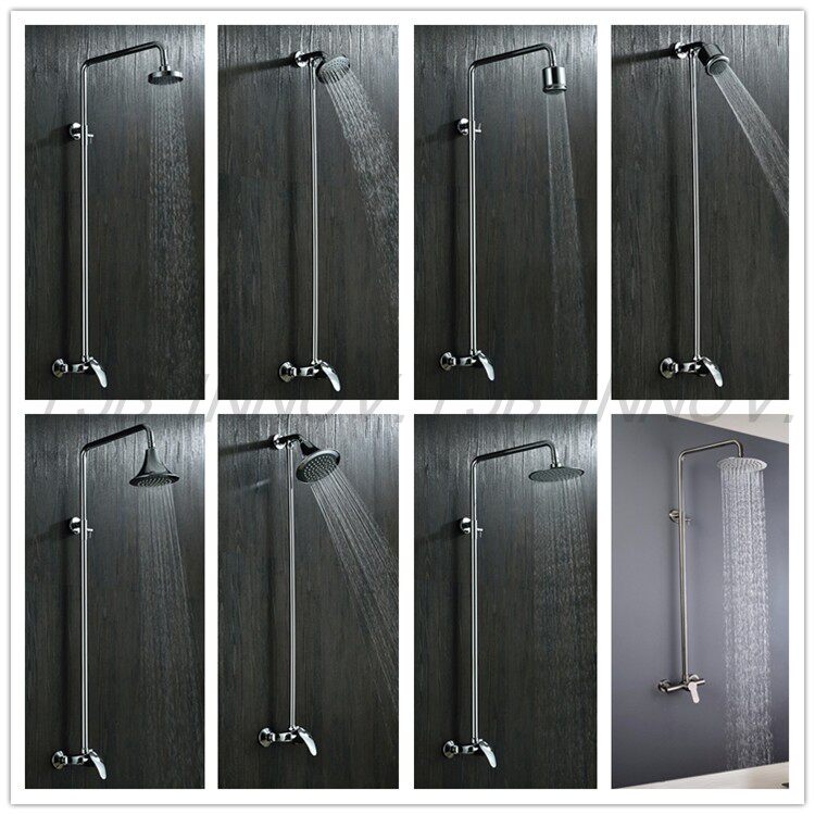 Public Bathing Center Fitness Baths Bathhouse Bathhouse Hot and cold Ming Bathroom Stainless Steel Pipe Shower Shower Nozzle Suit