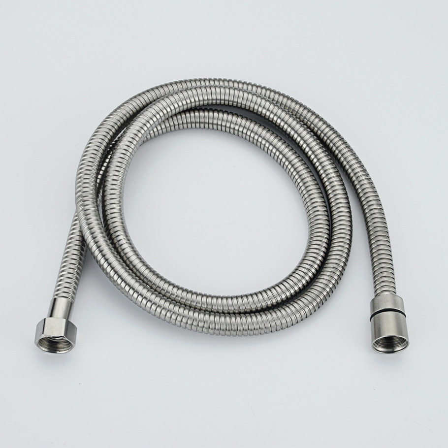 Encrypted anti-explosion wire drawing stainless steel anti-winding bath shower shower pipe nozzle hose Cosmetic Room Bathing accessories