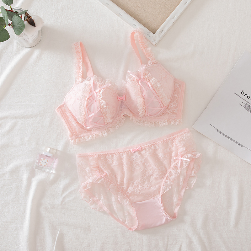 Fairy series lace Lori fat MM large-size bra package 90D95C95D100C105C