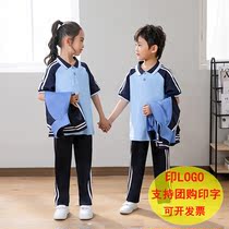 2022 Spring new school uniforms suit elementary school students junior high school students short sleeve long sleeves jacket pants group purchase