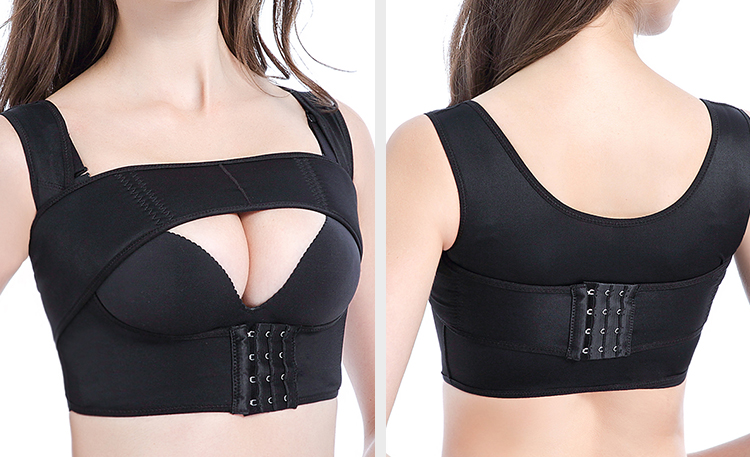 Nâng ngực giả bằng corset đồ lót y tế định hình bó sữa định vị khay sữa điều chỉnh loại cố định dây đeo ngực corset áo nịt nữ