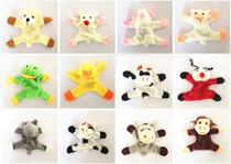 Cute animal fridge with fur suede toy with super cute fruit vegetable ice paste