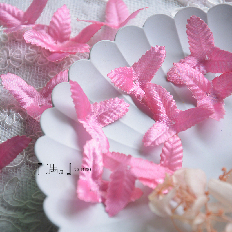 Senmaison Department bridal headwear Pressed Pleats material Mini Flower Flake Wedding DIY accessories Stereodie Safflower Flap