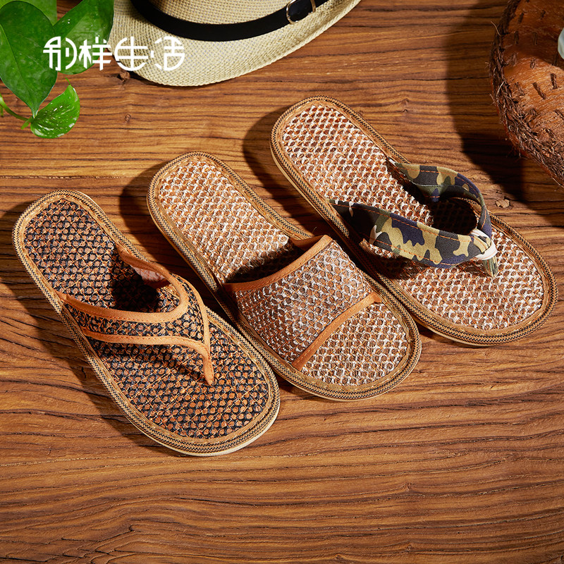 Palm moisture-proof sandals and slippers personality summer non-slip flip flops men's beach shoes sandals men's sandals men's sandals men's summer