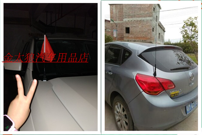Car decorative antenna card edge/clip edge car universal flagpole antenna off-road vehicle modified antenna 26
