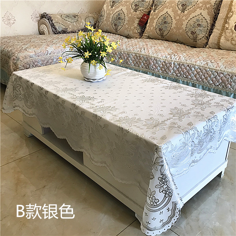 Bàn cà phê châu Âu khăn trải bàn tây bàn vải không thấm nước và không dầu dùng một lần Bắc Âu hộ gia đình PVC hình chữ nhật bàn cà phê vải bàn - Khăn trải bàn khăn trải bàn vuông đẹp