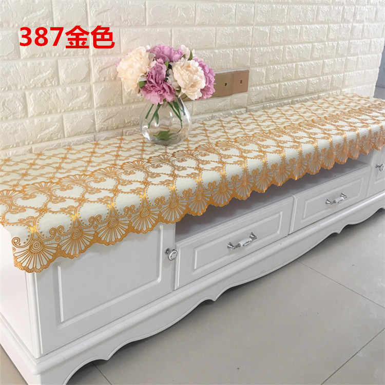 Châu Âu vải tùy chỉnh mat PVC chống thấm nhựa bảng tủ truyền hình cà phê bảng vải thảm chống dầu chống bỏng Disposable - Khăn trải bàn vải khăn trải bàn