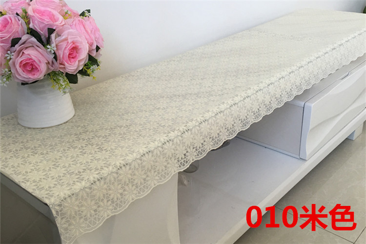 tivi 37 inch Tùy chỉnh Châu Âu TV tủ bàn mat PVC nhựa bàn cà phê vải đầu giường vải vải không thấm nước chống nóng khăn trải bàn có thể giặt - TV tivi asanzo 40 inch