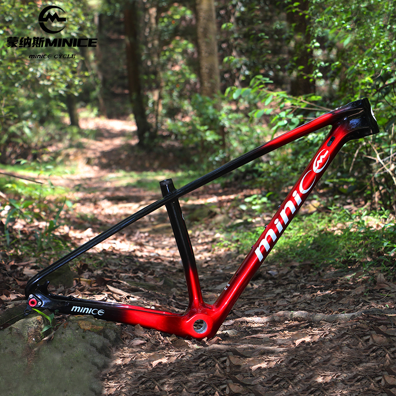 Monas minice bicycle frame mountain frame 29 inch carbon fiber adult child cross - country ultra - light carbon frame