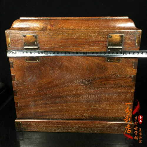 Антикварный старый розовый древесина двойной дракон