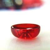 Красная инкрустация камня с цирконом, драгоценный камень для кольца, с драгоценным камнем, DIY