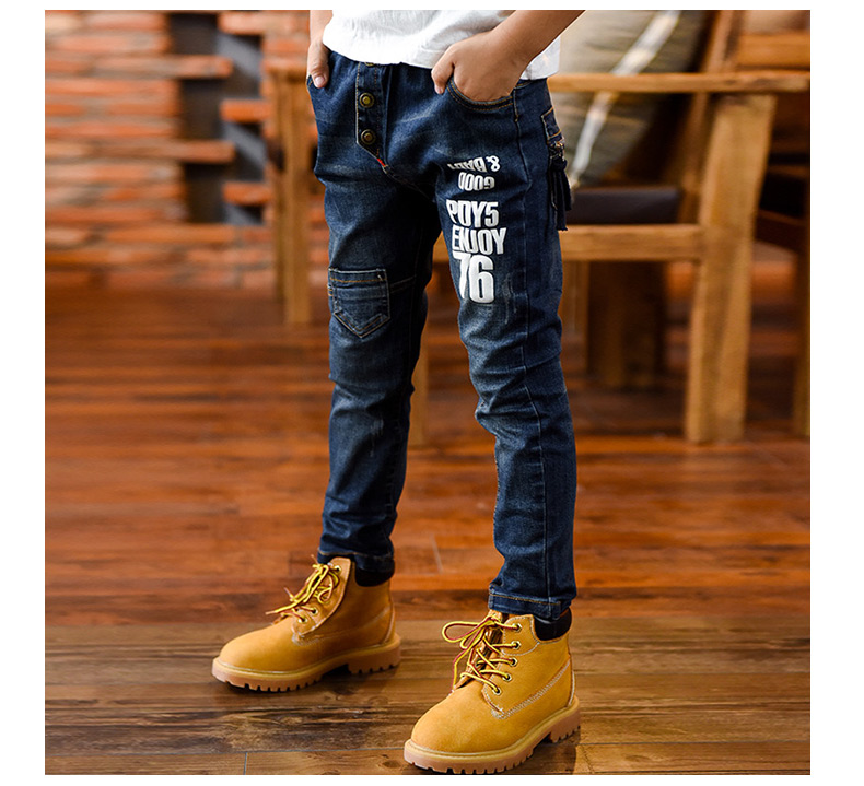 Pantalon garcon jeans en toile - Ref 2055552 Image 15